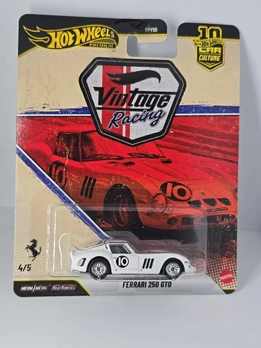 Hot Wheels premium vintage racing Ferrari 250 GTO