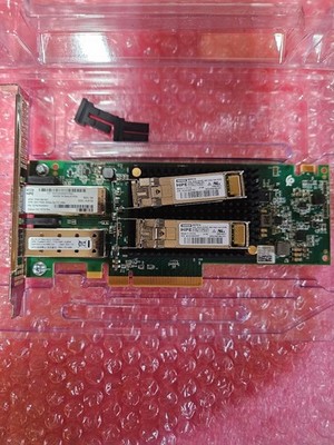 HPE R7N78A SN1700E 64GB 2-PORT FC HOST BUS ADAPTER P43136-001 w/ x2 R8F87A SFP