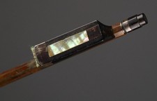 Silver mounted violin Bow