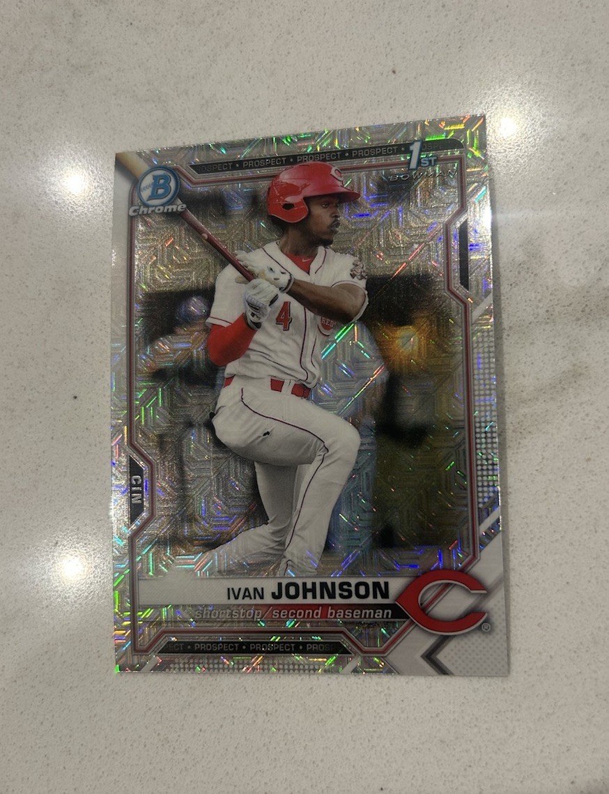 2021 Bowman - Chrome Prospects Ivan Johnson #BCP-149 Mojo Refractor (RC)