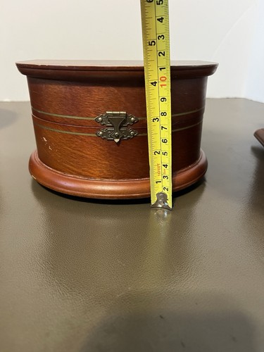 Danbury Como Nuevo Lote 4 Caja de Música 3 Belenes Únicos 1 Blanco Navidad Madera Envejecida - Imagen 19 de 21