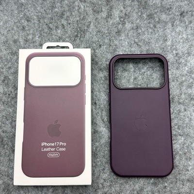 For iPhone 17 Pro 6.3'' Original  Leather Case Magnetic Phone Case Magsafe Cover