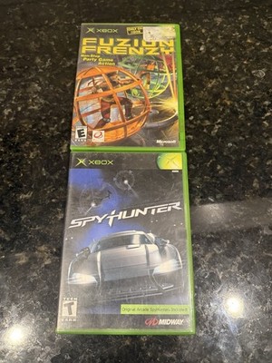 Original Xbox Games Fuzion Frenzy & Spy Hunter CIB