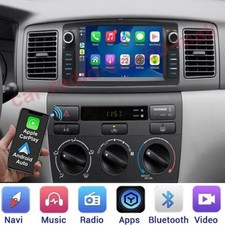 4 64G Carplay For Toyota Corolla 2000-2006 Car Stereo Radio GPS Navi WIFI