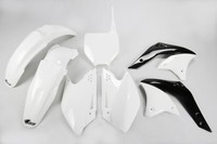 Kunststoff Verkleidung Kit Kawasaki KXF 250 2006 Ufo Plast Weiß