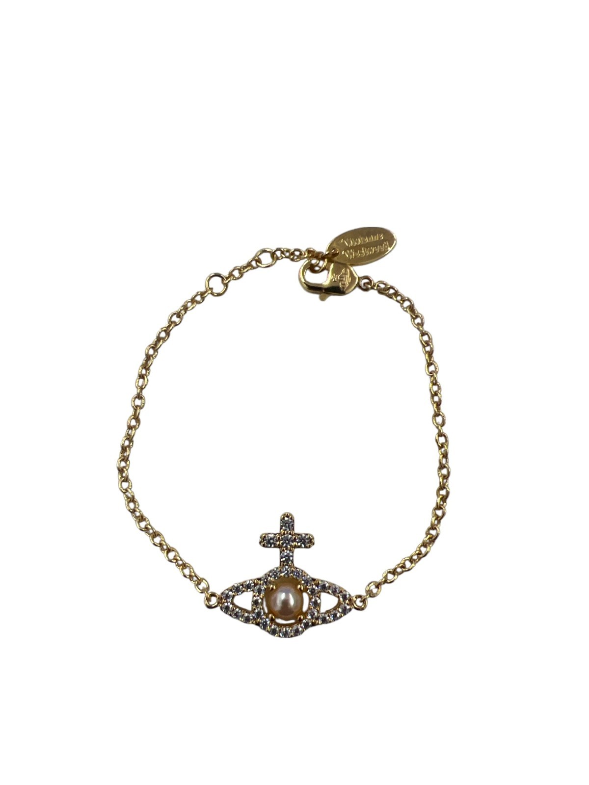 Vivienne Westwood (7155) Olympia Pearl Bracelet Gold BRAND NEW