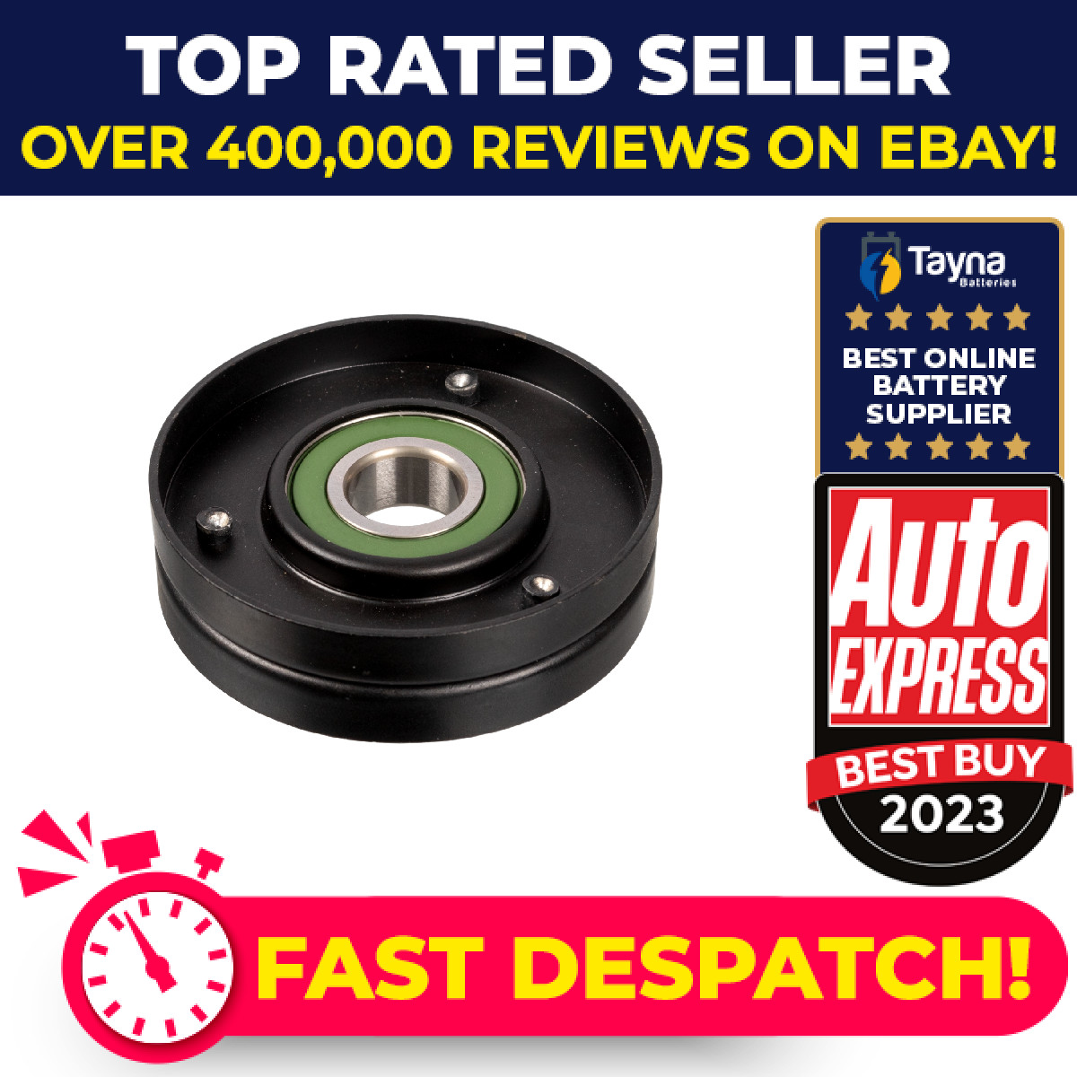 Aux Belt Idler Pulley 170015 Febi Guide Deflection 079903341A 079903341F Quality