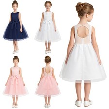 Kids Girls Dresses Party Dress Modern Skirt Cocktail Costume Stage Ballroom