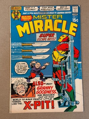 Mister Miracle #2 (DC Comics 1971) 1st Appearance of Granny Goodness! Key!