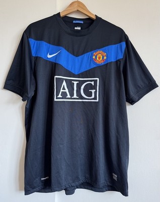 Manchester United 2009-10 Original Nike Vintage Away Fußball Trikot Herren Größe XL