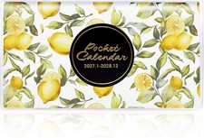 Pocket Calendar 2027-2028 for Purse, Small Pocket Planner 2027-2028 for Purse 3.