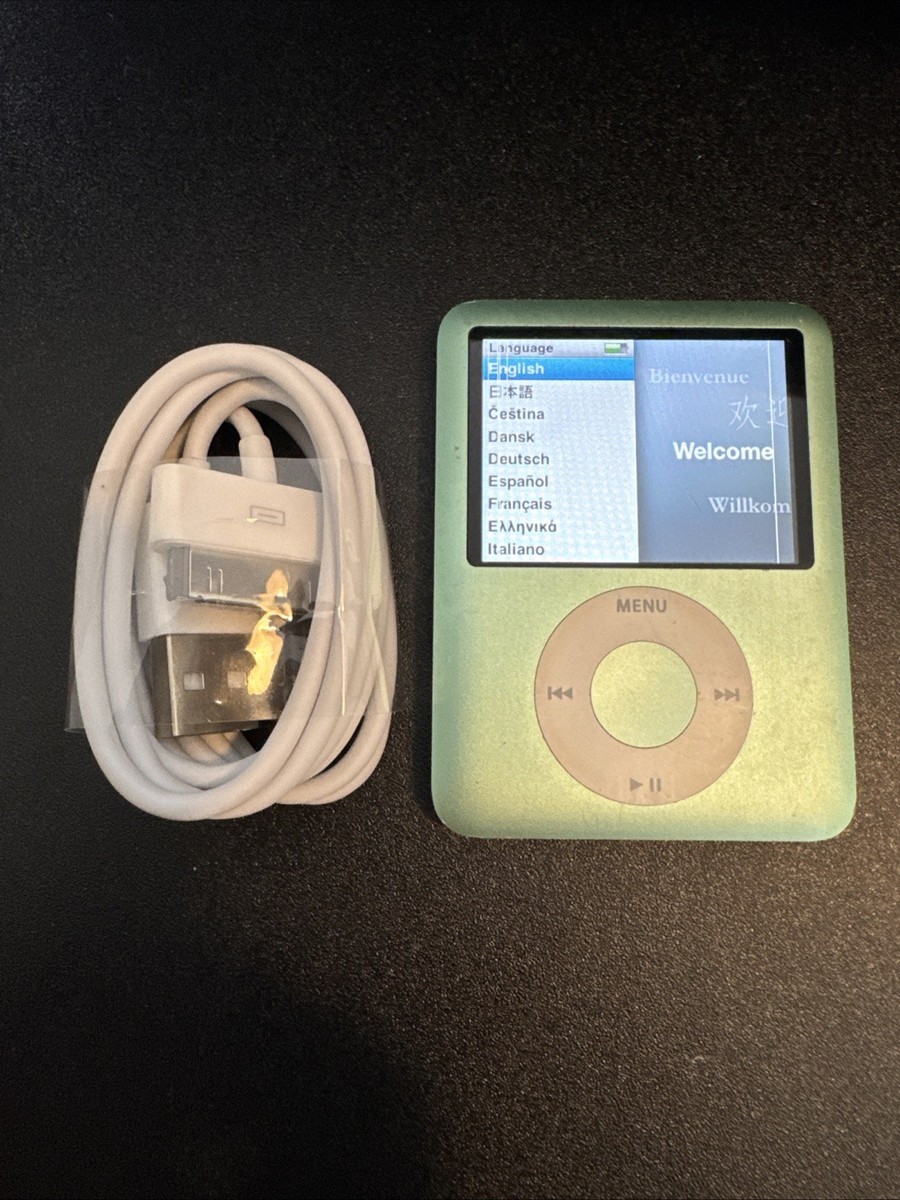iPod nano 第3世代　8GB グリーン Apple iPod® nano 8GB (Green) Digital music/photo/video player