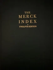 Merck Index Reference Book 12th Edition 1996 