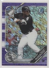 2019 Bowman Chrome Prospects Purple Shimmer Refractor Micker Adolfo #BCP-164 4l3