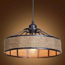 Hängelampe Hängelampe E27 Rattanoptik Boho Korb Wohnzimmer Esszimmer Lampentyp
