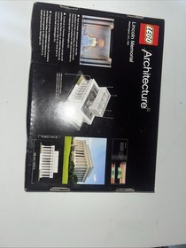 LEGO ARCHITECTURE: LINCOLN MEMORIAL (21022). NEW IN FACTORY SEALED BOX! #21