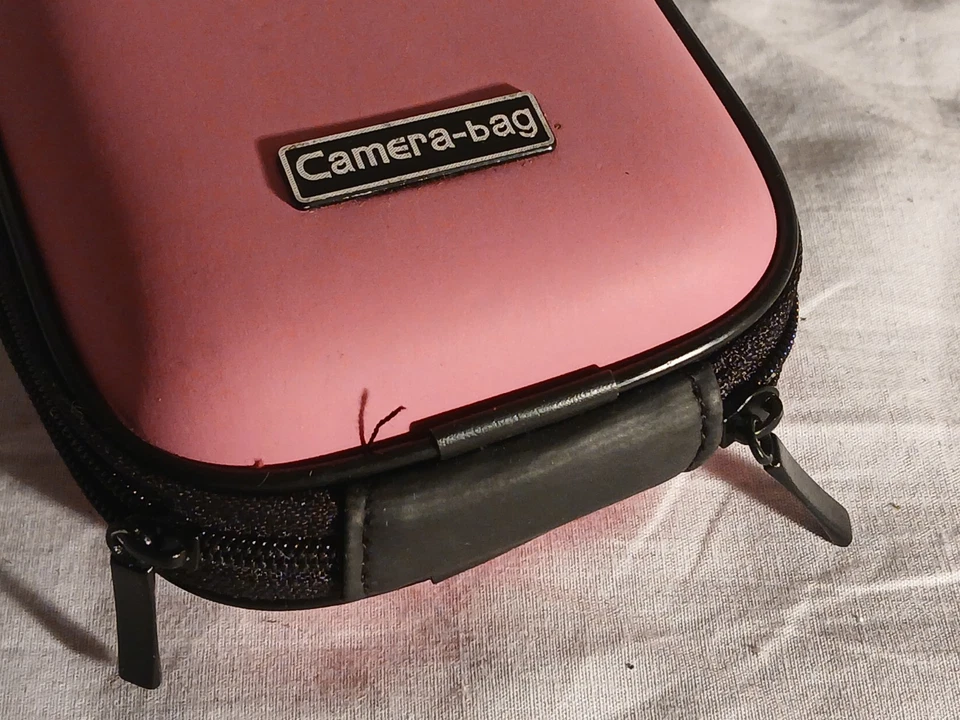 Portable Mini Travel Storage Camera Carrying Case Bag Shockproof Shell - Pink - Image 2 of 4