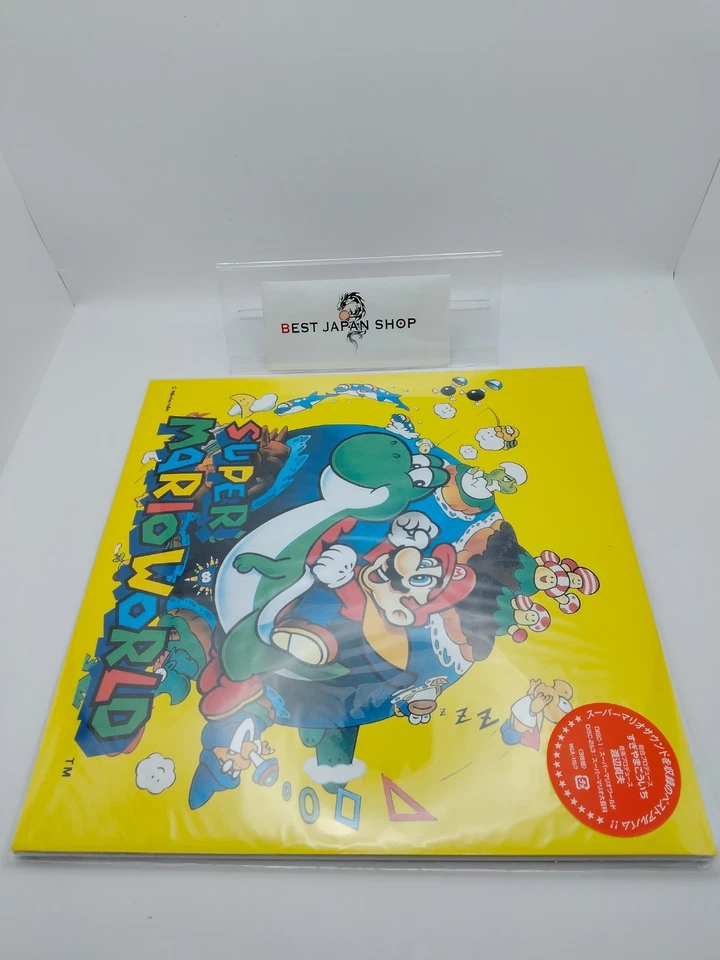 Super Mario World 3LP Vinyl LP record Soundtrack WQJL195/197 Game Music Japan - Image 3 of 4