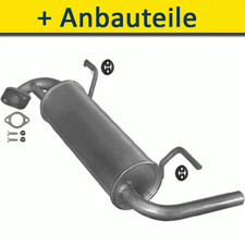 Endtopf Auspuff+ für SUBARU JUSTY FLIEßHECK 1.2 67PS 1987-1996