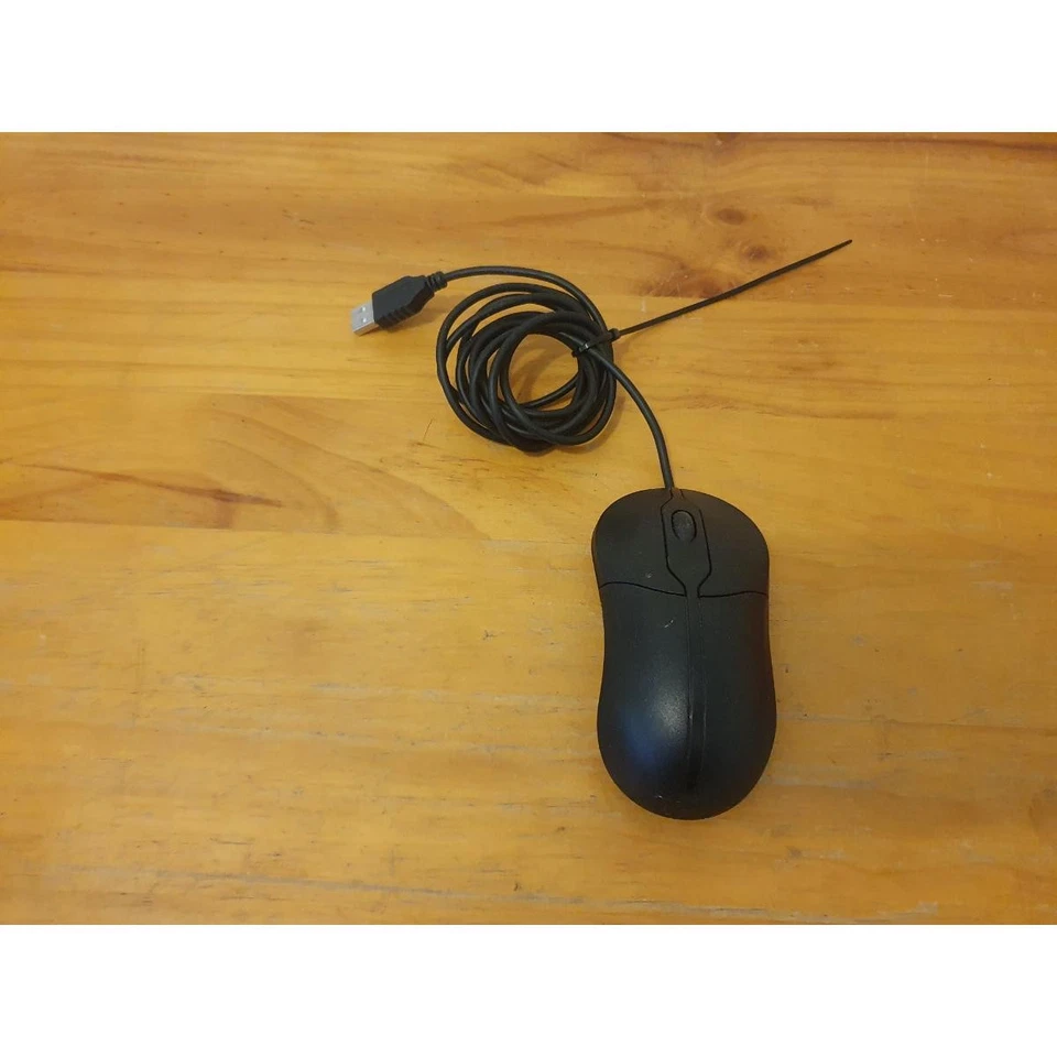 Dell M-UAR DEL7 Optical Mouse Black Wired USB Three-Buttons Scroll Wheel for PC - Image 2 of 4
