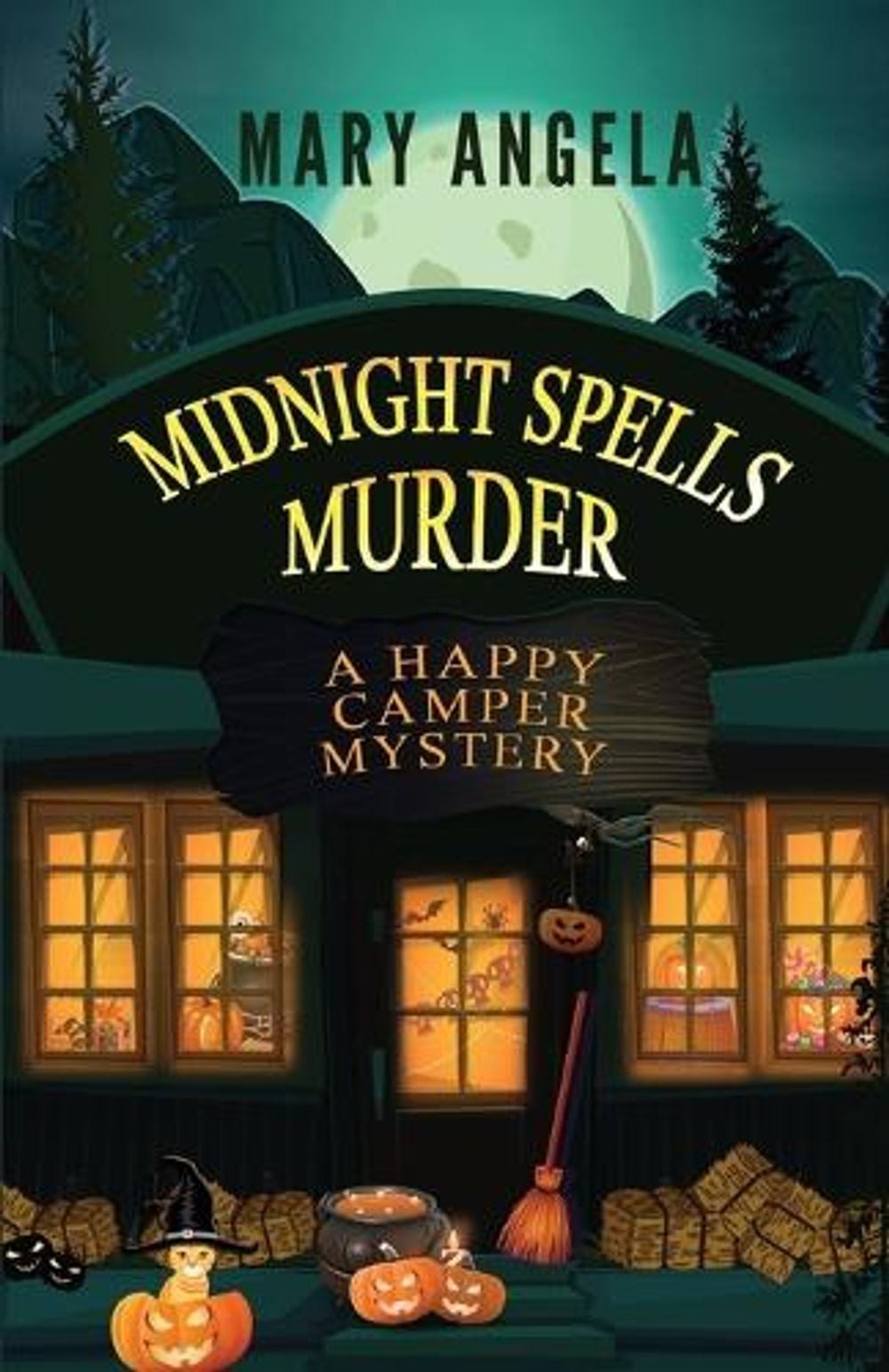 Midnight Spells Murder by Mary Angela (English) Paperback Book