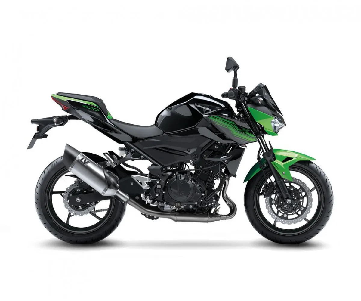 LeoVince slip-on exhaust LV-14 R ECE Approved EURO 4 KAWASAKI Z 400 2019 2021