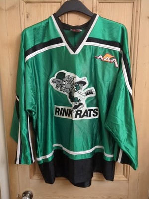 Eisbahn Ratten AAA Eishockey Trikot #5 Größe Medium K1 Grube zu Grube 23