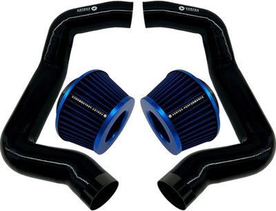 for BMW F90 M5 M8 G30 M550I Full Front Mount air intake V2 BLACK BLAF