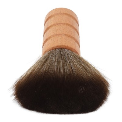 Men Shaving Brush With Wooden Handle Nylon Broken Hair Removal Flexible Shav SET