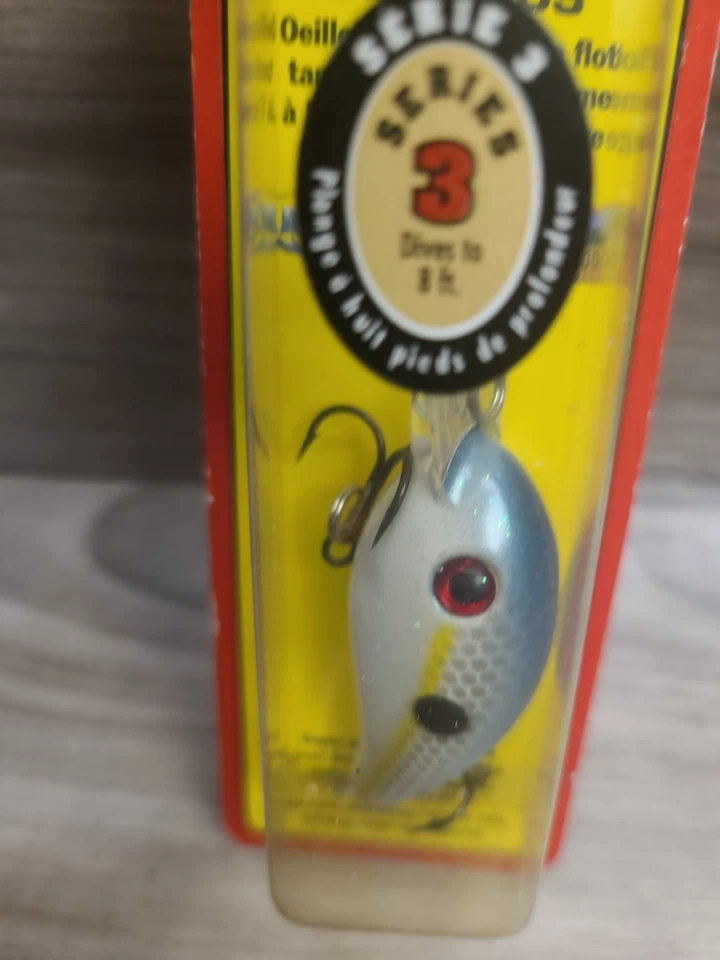 Strike King Serie 3 8 pies 590 Sexy Shad Nuevo en Paquete HC3-590 Crankbait Foto 3 de 4