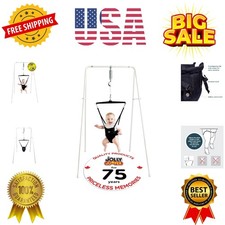 Classic Black with Stand - Baby Jumper, Indoor and Outdoor Exercise Saddle S...