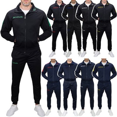 Trainingsanzug Sportanzug Jogginganzug Herren Stehkragen Tricot GIVOVA TR033