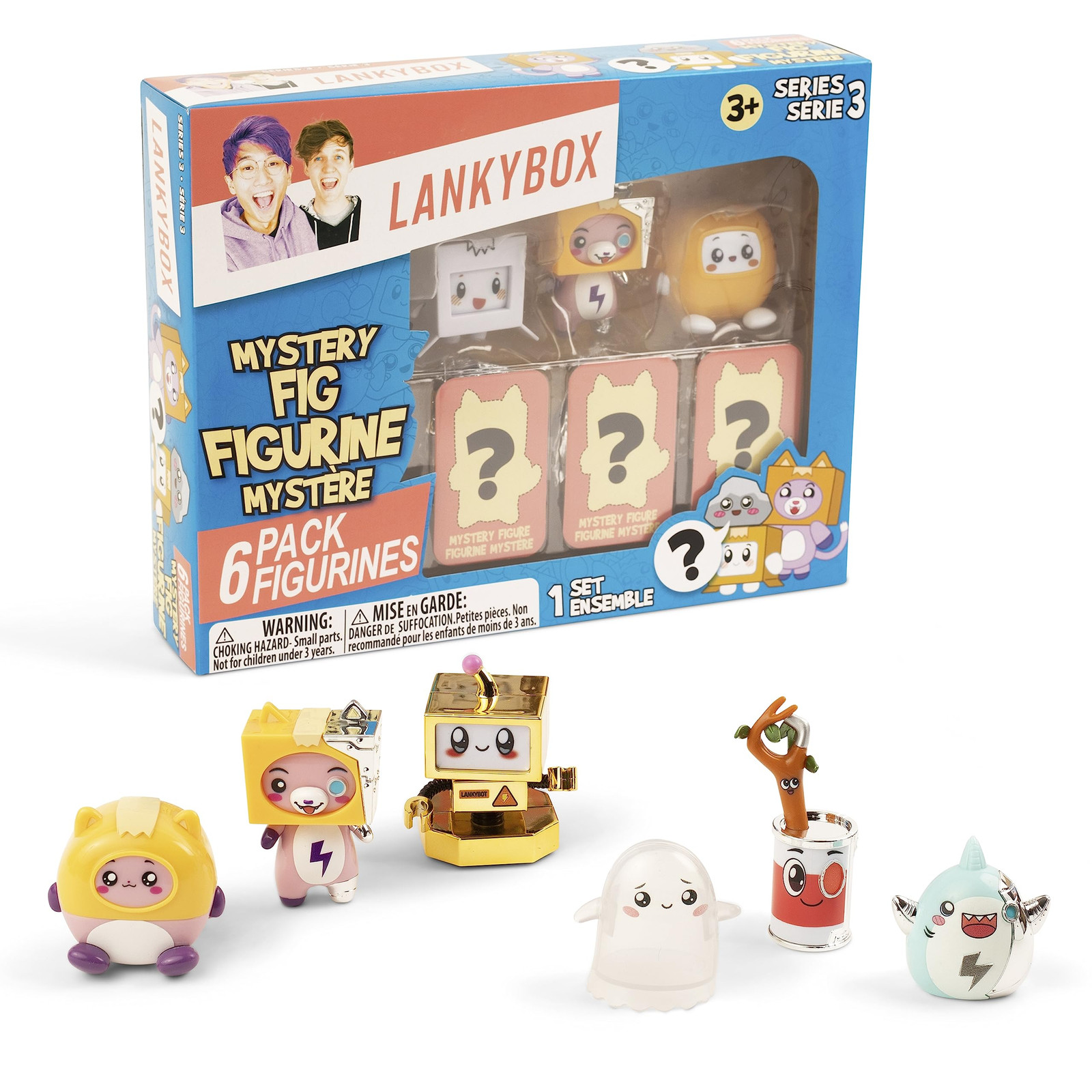LankyBox Mystery Figure, 6 упаковок, Коллекционные мини-фигурки, Ультра редкие издания, O