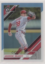 2019 Panini Donruss Optic Carolina Blue & White Prizm Andrew Heaney #160 00em