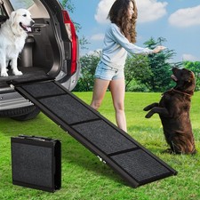 Portable Folding Dog Ramp for Car SUV Truck 300lb 71x17inch Outdoor Pet Car Ramp