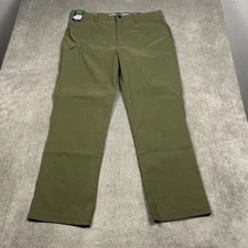 NEW Orvis Tech Pants Mens 40 x 32 Olive Green Performance Stretch Cargo Comfort