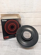Vintage Vivitar S-100 Rotary Slide Tray in Original Box - Holds 100 2X2 Slides