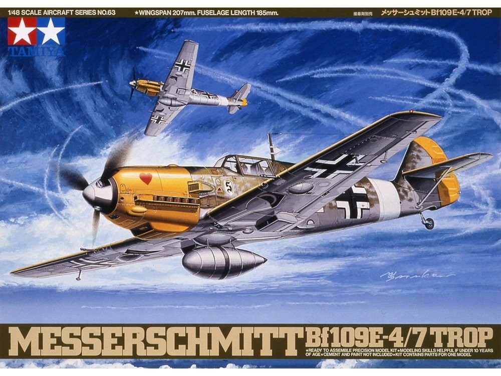 Tamiya 61063 Bf109E-4/7 1/48