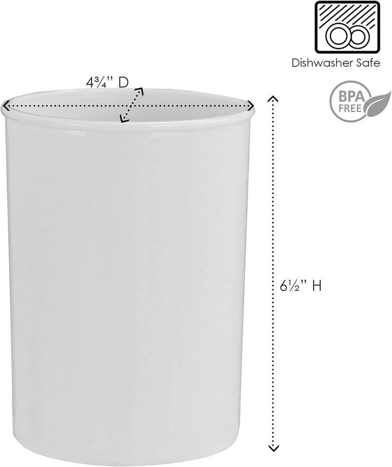 Soporte para utensilios de plástico Reston Lloyd Calypso Basics, gris  Foto 4 de 4