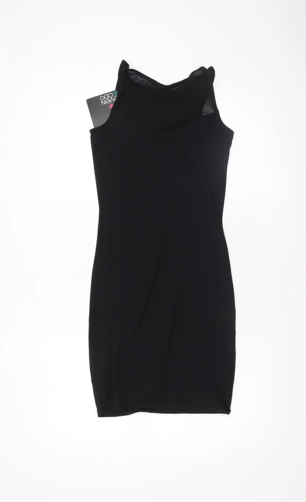 Even & Odd Women's Black XS Bodycon Sleeveless Short Dress