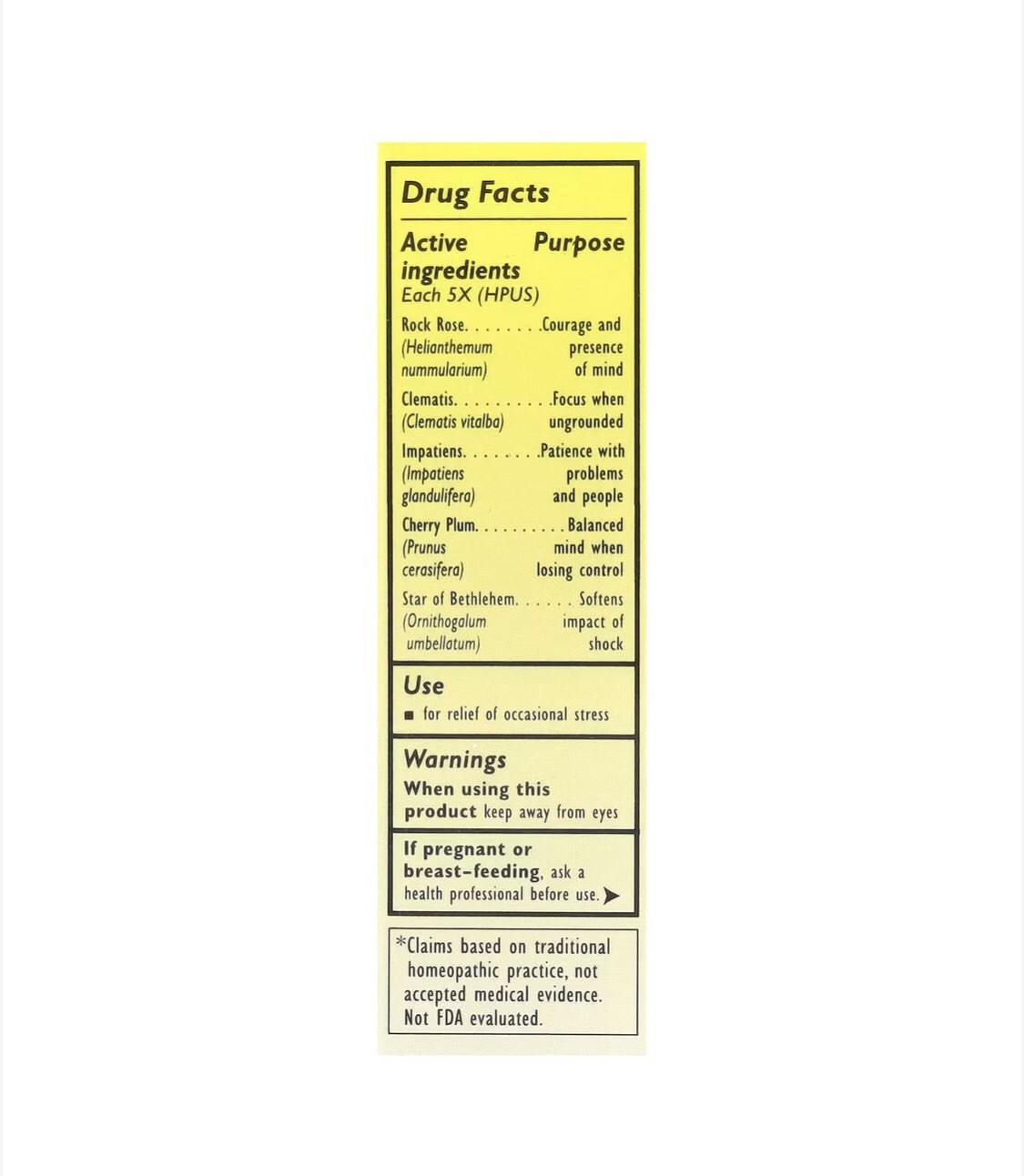 Original Flower Remedies, Rescue Remedy®, Natural Stress Relief, 0.7 fl oz