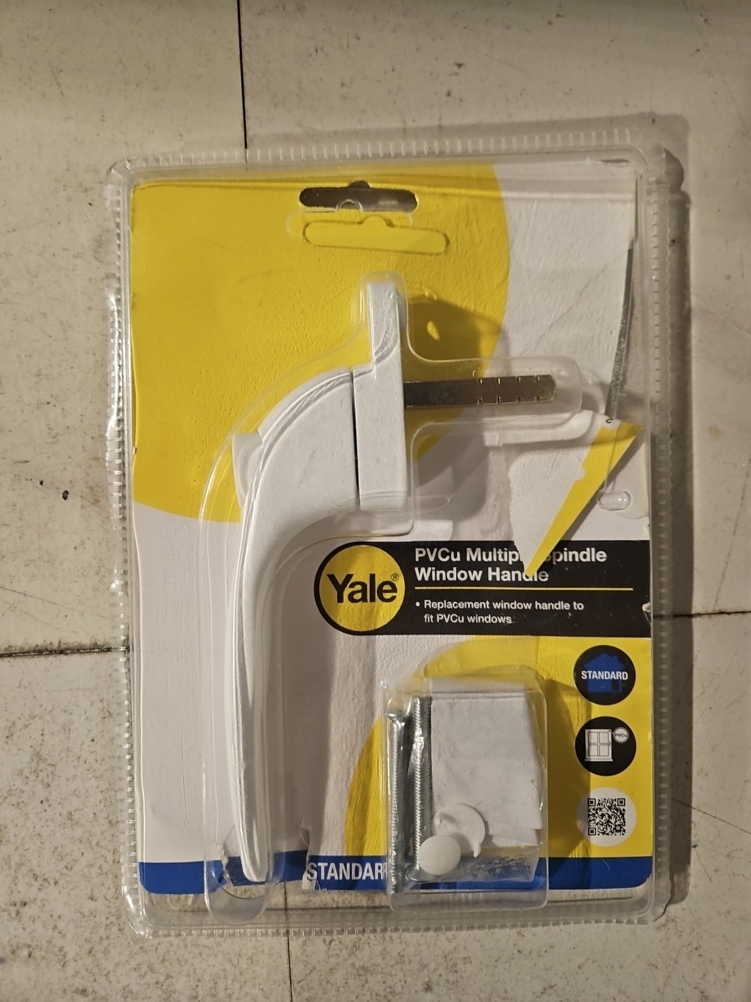 Yale P-YWHLCK40N-WH Universal Window Handles, fits Right or Left Handed windows,