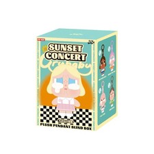 Pop MART Crybaby Sunset Concert Plush Pendant Beige  Blue
