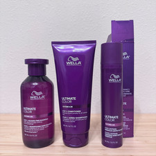 Wella Ultimate Color Shampoo 8.4 oz, Conditioner 6.7 oz and Leave-in Mask 3.2 oz