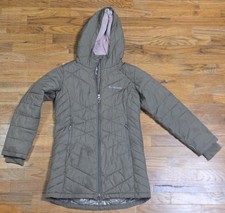 Columbia Youth Girls Heavenly Long Jacket Plush Lined Hooded Omni Heat M-10/12
