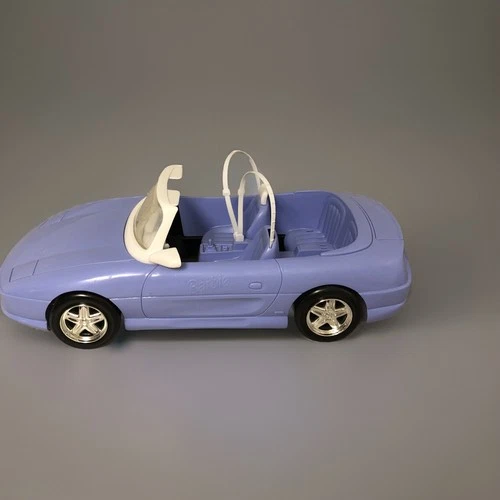 Mattel 1996 Barbie Vintage Lavender Convertible Sports Car 18"