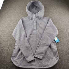 Columbia Darling Days pullover hoodie Gray Herringbone Marled Large Womens NWT