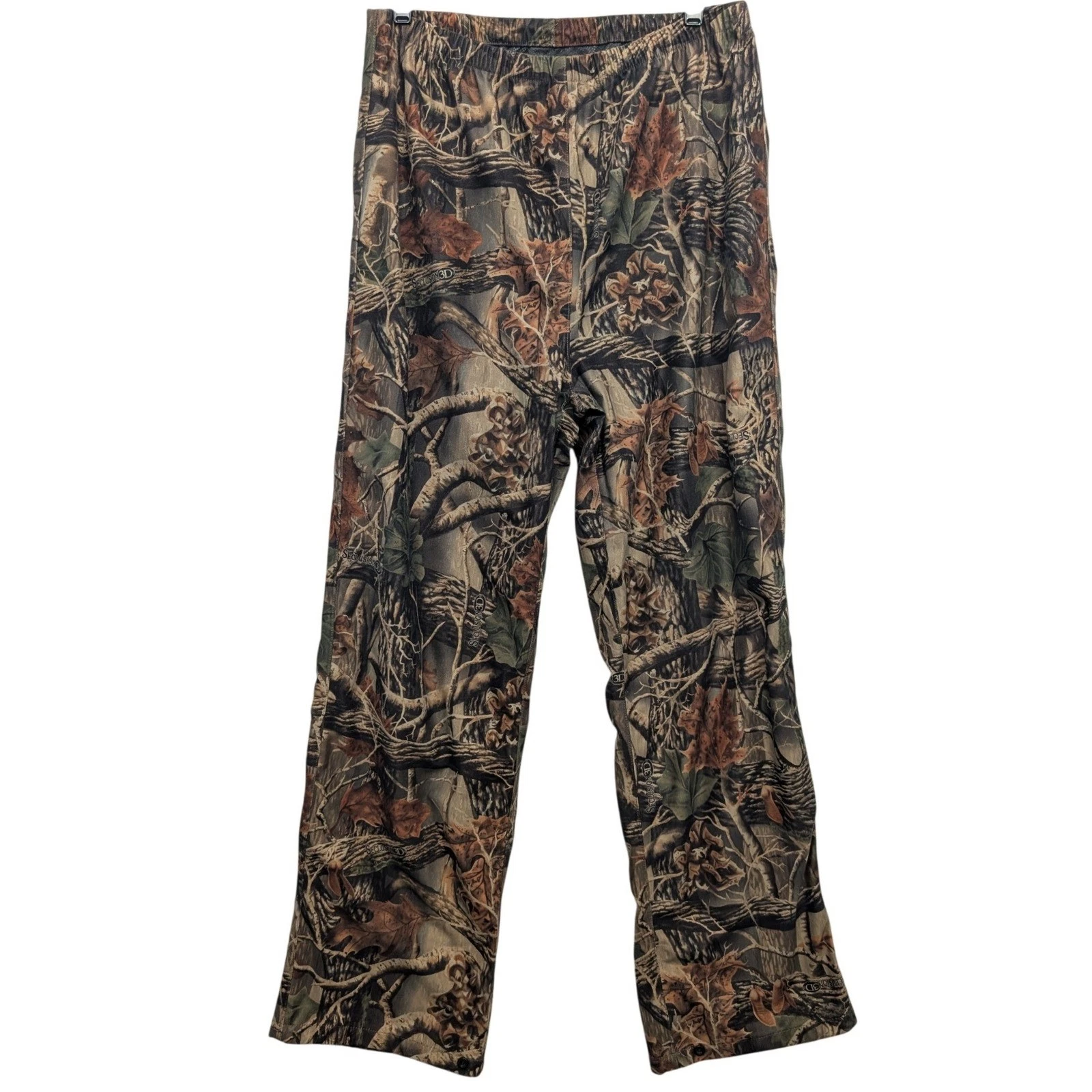 AGO All Game Outfitters Hunting Pants Mens Medium Camo Seclusion 3D Mesh Lined