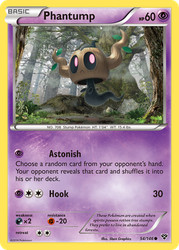 Phantump 54/146 XY Base Set Reverse Holo Common Pokémon TCG