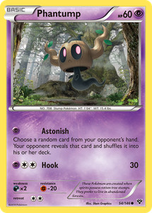 Phantump 54/146 XY Base Set Reverse Holo Common Pokémon TCG